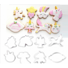COOKIE CUTTER SET UNICORN 8PCS