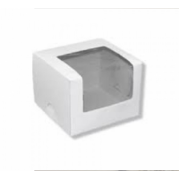 CUP CAKE BOX SINGLE WITH WINDOW 1'S