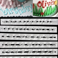 FONDANT CUTTER STRIP ALPHABET