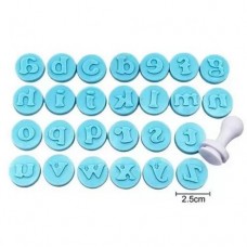 FONDANT STAMP ALPHABET LOWERCASE