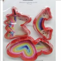 COOKIE CUTTER/BISCUIT MOULD UNI/RBOW