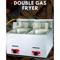 GAS CHIP FRYER DOUBLE 2x5L GAS CHIP FRYER DOUBLE 2x5L