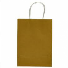 GIFT BAG LARGE GOLD 25X33CM 1'S