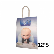 P/GIFT BAG BOSS BABY 12'S