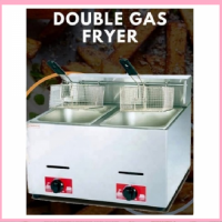 GAS CHIP FRYER DOUBLE 2x5L