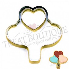 COOKIE CUTTER HEART BALLOONS BUNCH 9*9.5