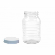 JAR RIB ROUND TALL 1L