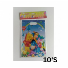 P/BAGS WINNIE THE POOH BEAR 10'S