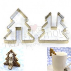 COOKIE CUTTER 3D FIR TREE MINI 4.5*4.5CM