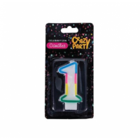 CANDLE COLOURFULL NUMBER 1