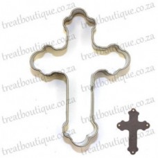 COOKIE CUTTER ORNATE CROSS 10*7CM