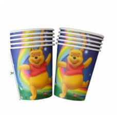 P/CUPS WINNIE THE POOH BEAR 10'S