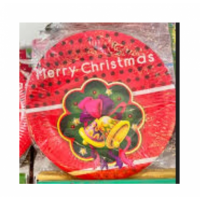 PAPER PLATES XMAS 10'S PAPER PLATES XMAS 10'S