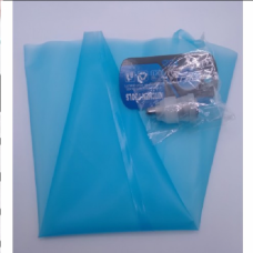 PIPING BAG BLUE 6 NOZZLES + CONNECTOR