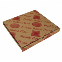 PIZZA BOX 10/10/1.5 BROWN/RED