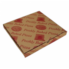 PIZZA BOX 10/10/1.5 BROWN/RED