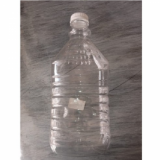 PLASTIC BOTTLE + LID CLEAR 2L
