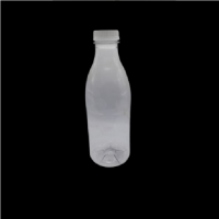PLASTIC BOTTLE + LID SMOOTH 1L