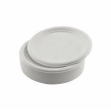 PLATES PLASTIC WHITE 9