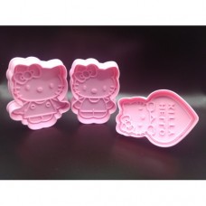 PLUNGER CUTTER HELLO KITTY 3'S
