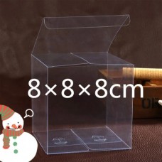 CUP CAKE BOX PVC CLEAR 8*8CM 1'S