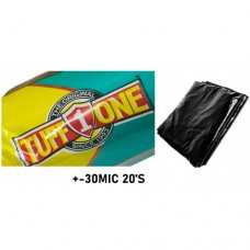 REFUSE BAGS T1 BLACK +-30MIC 20'S