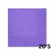 SERVIETTES PLAIN VIOLET 20'S