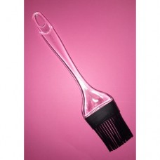 SILICONE BRUSH WITH CLEAR HANDLE