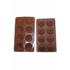 SILICONE MOULD MODAK BIG 8 CAVITY