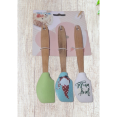SPATULA SILICONE SET MINI 3'S