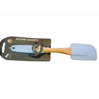 SPATULA SILICONE SMALL WOODEN HANDLE