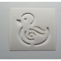STENCIL DUCK 14*14