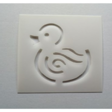 STENCIL DUCK 14*14