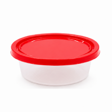 TUB + LID 125ML CLEAR FLAT 10'S