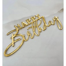 C/TOPPER HBD BADGE HAPPY PRINT