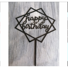 C/TOPPER HBD BIG SQUARES BLACK