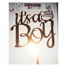 C/TOPPER ITS A BOY GOLD