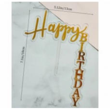 C/TOPPER HBD GOLD DIY (7 SHAPED)