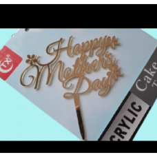 C/TOPPER HAPPY MOTHERS DAY GOLD
