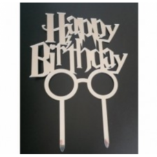 C/TOPPER HBD SILVER HARRY POTTER