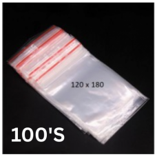 ZIPLOCK 120*180 100'S