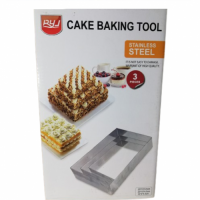 CAKE BAKING TOOL SET RECTANGLE