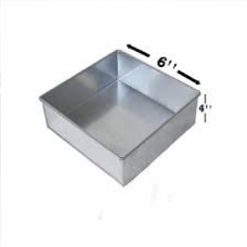 BAKING PAN SQUARE 6