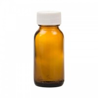 GLASS BOTTLE AMBER 50ML