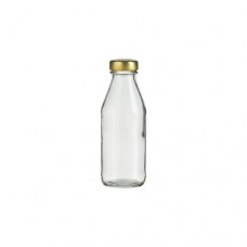 GLASS BOTTLE + LID SAUCE 375ML