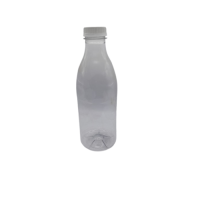 PLASTIC BOTTLE + LID SMOOTH 1L