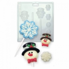 CANDY MOULD WINTER SNOW