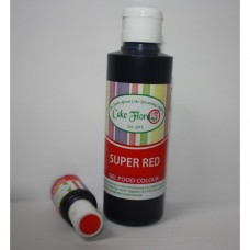 GEL FOOD COL SUPER RED 150ML