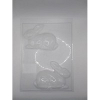 CHOC MOULD BUNNY SITTING E07