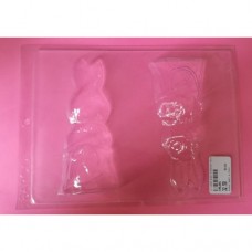 CHOC MOULD LARGE BUNNY STANDING E15